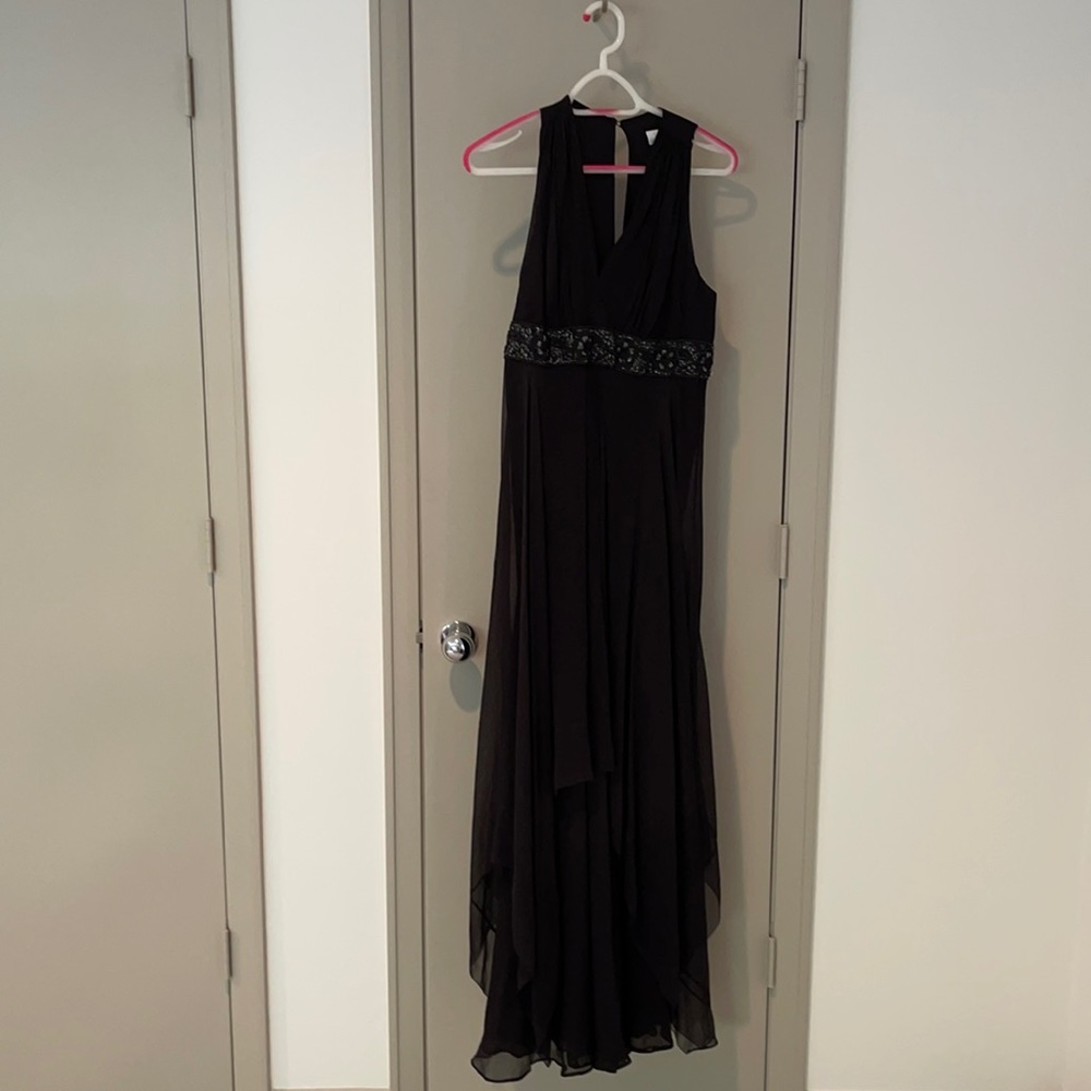 Rickie Freeman for Teri Jon Long Black Dress